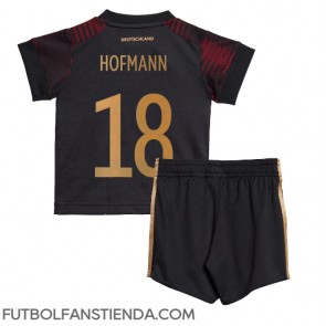 Alemania Jonas Hofmann #18 Segunda Equipación Niños Mundial 2022 Manga Corta (+ Pantalones cortos)